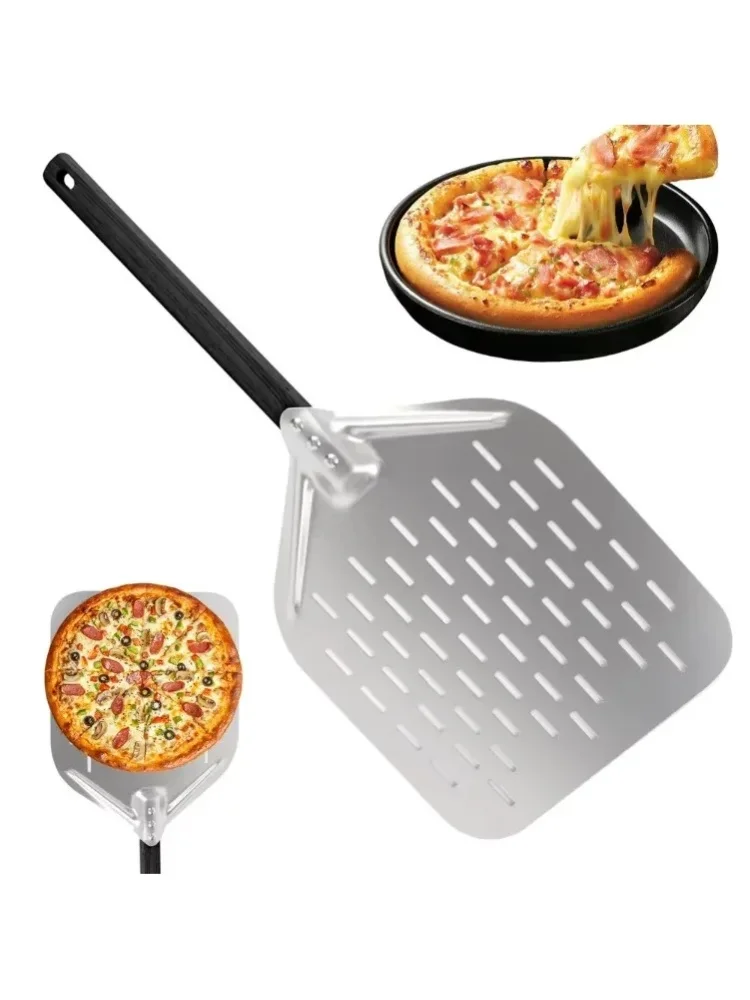Łopatka do pizzy o długości 30 cm, narzędzie do przenoszenia pizzy z piekarnika, łopatka do pizzy, przeznaczona do przenoszenia pizzy, chleba i ciast, narzędzie do pieczenia w piekarniku, idealne do — 2