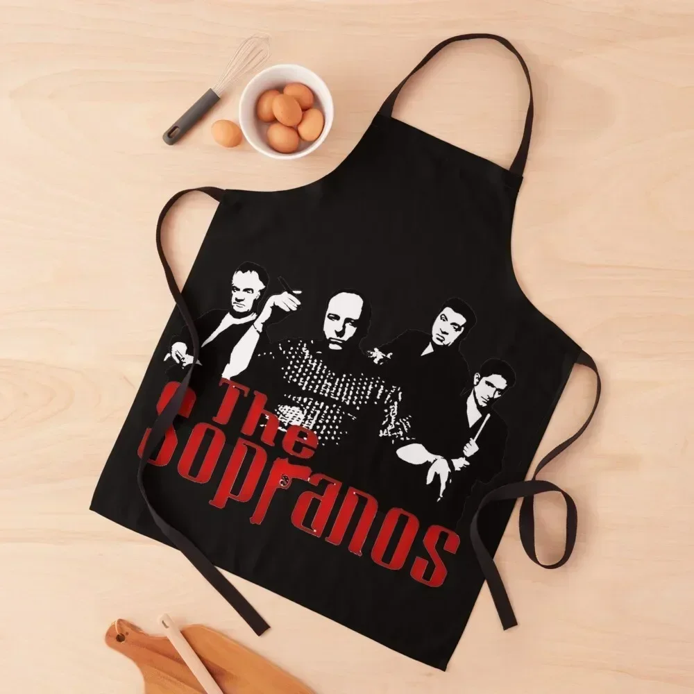 

the sopranos family gang Apron kitchen woman Kitchen Kawaii Accessories Kitchens Men Cooking Clothes Apron
