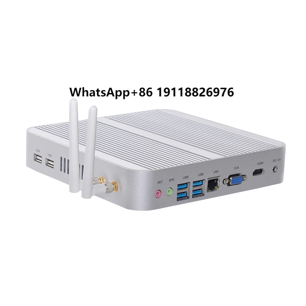 

Cheapest Fanless Mini Computer Core i3 6157U 7167U i5 7200U Micro Office Desktop PC Win10 With 4K HD VGA 6USB 1LAN AC WIFI