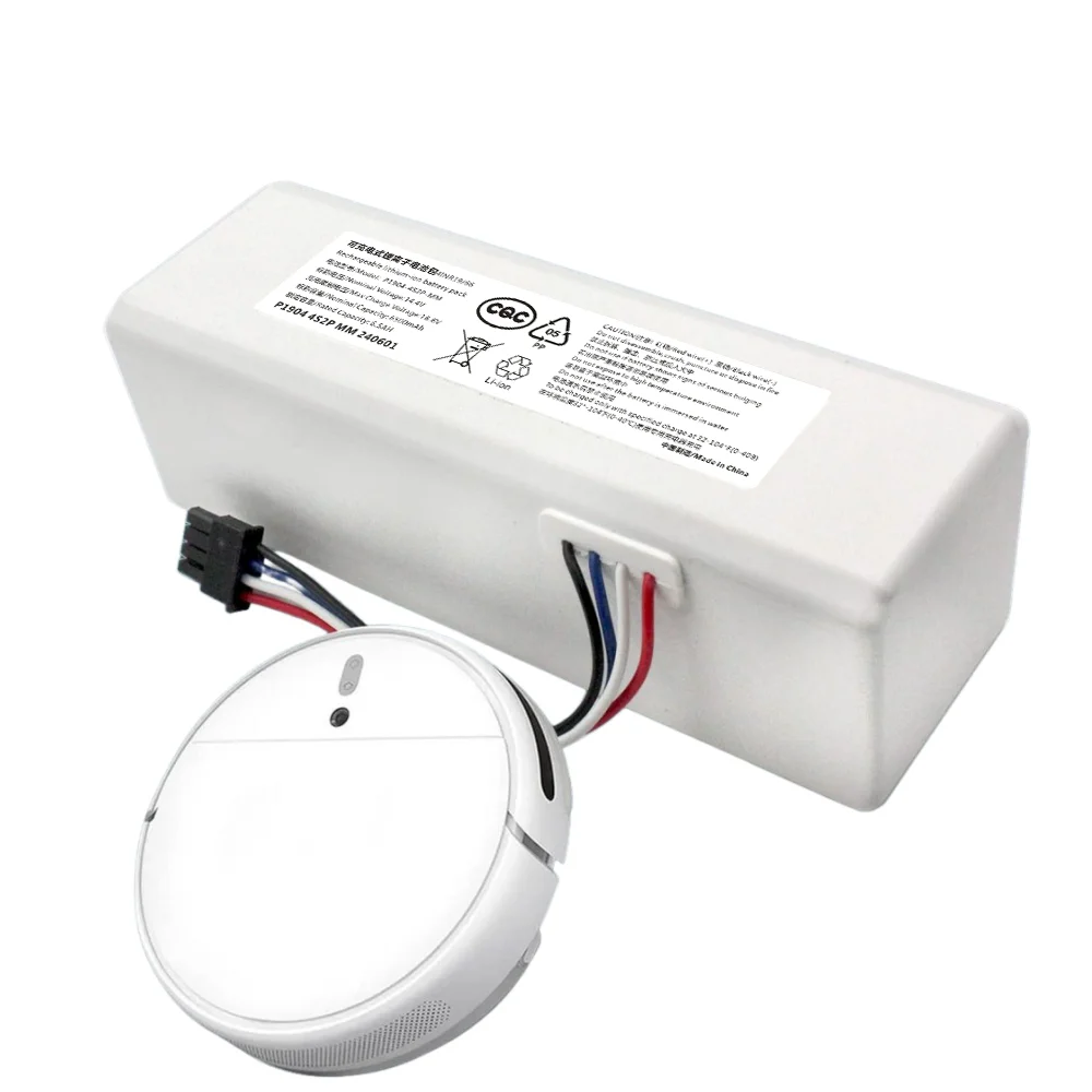 

14.4V 6500mAh P1904-4S1P-MM Replacement Battery NEW For Xiaomi Mijia 1C STYTJ01ZHM Robot Vacuum Mop.