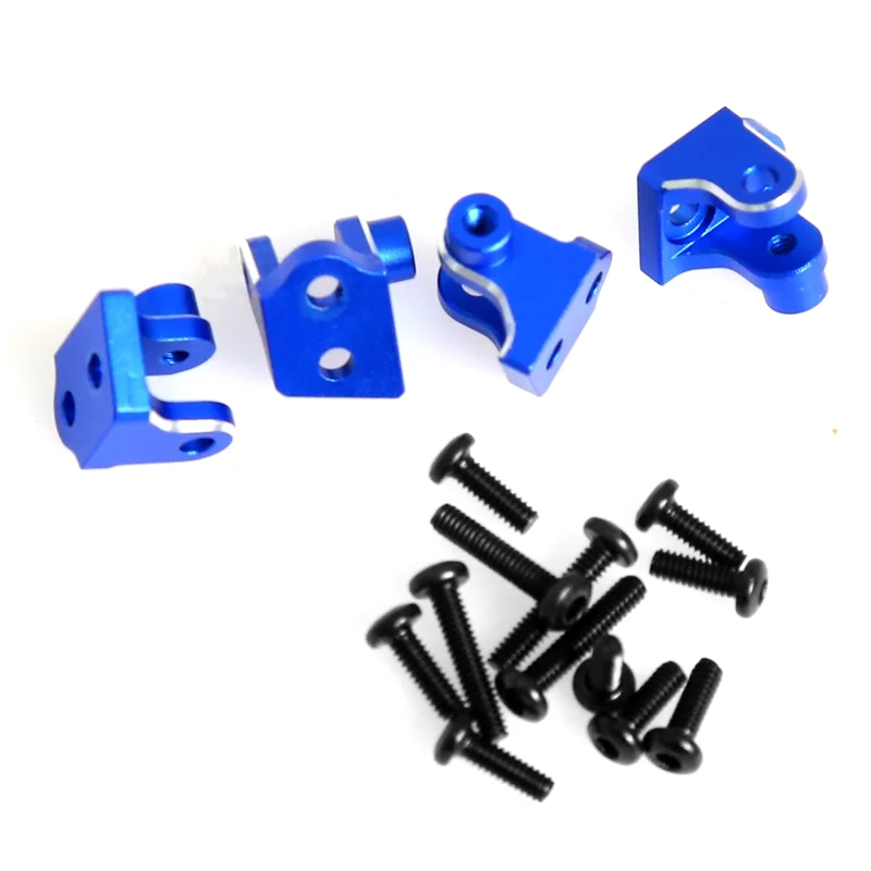 YSUN-RC Kit de asiento de fijación de barra de acoplamiento inferior para coche LOSI 1/18 Mini LMT 4X4 cepillado Monster Truck RC piezas de mejora de coche azul