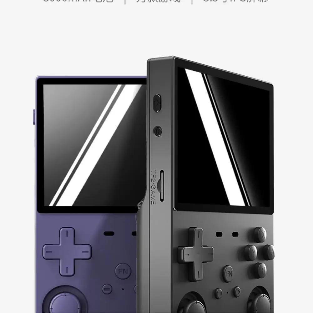 128GB/64GB ل L35 ريترو وحدة تحكم ألعاب فيديو محمولة نظام لينكس 3.5 بوصة IPS شاشة المحمولة جيب مشغل فيديو ألعاب Z1J1 #2