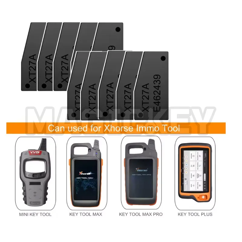 10pcs/20pcs/50pcs XT27A VVDI Super Chip Transponder XT27A01 Super Chip ID46/40/43/4D/8C/8A/T3/47 Compatible with VVDI Mini Key T