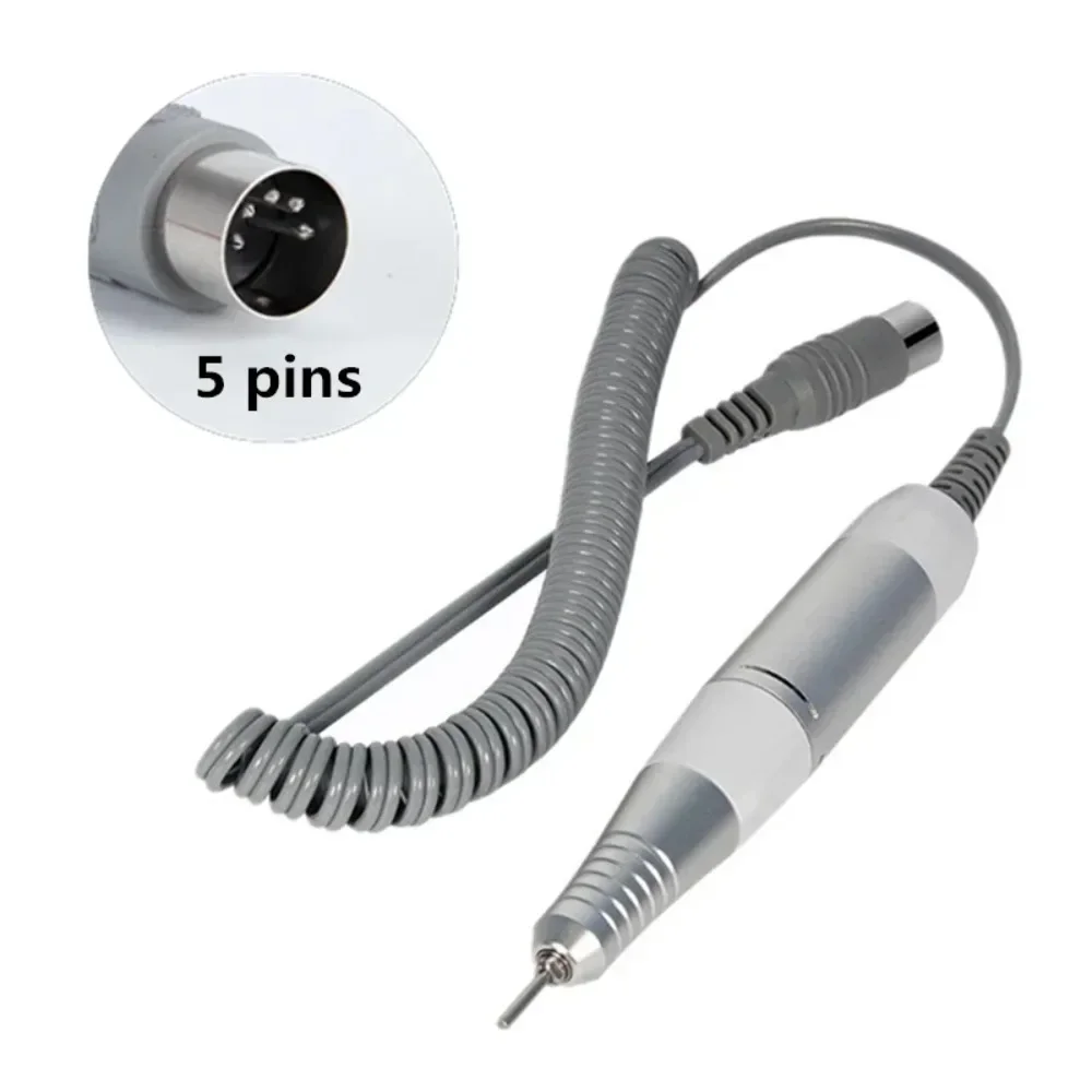 35000 giri/min Trapano elettrico per unghie 5 pin Maniglia Pedicure Penna sostitutiva Accessorio per strumento di bellezza per manicure