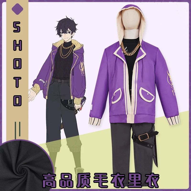 

VTuber Luxiem Shoto Dog Shxtou Cosplay Costume Hololive NIJISANJI Fancy Party Suit Halloween Carnival Uniform Men Women