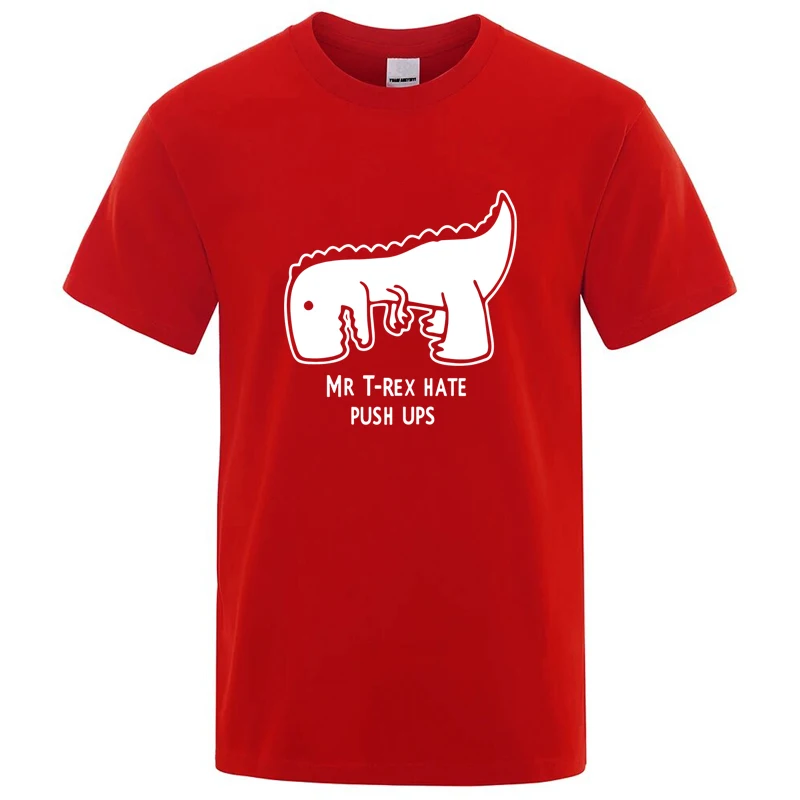 メンズ高品質面白いカジュアル恐竜デザイン印刷クールな O ネック男性用 Tシャツ男性 Tシャツシャツ男性トップス