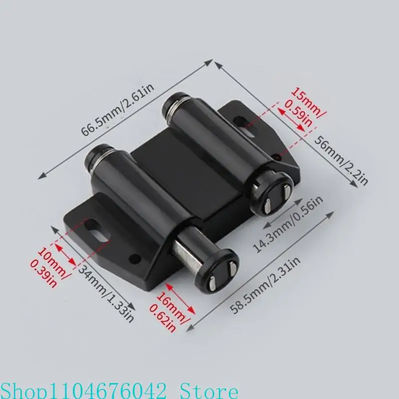 

Glass Door Hinges Cupboard Showcase Double Magnetic Catches Glass Clamps Latches Cupboard Touch Catches Rebound Device
