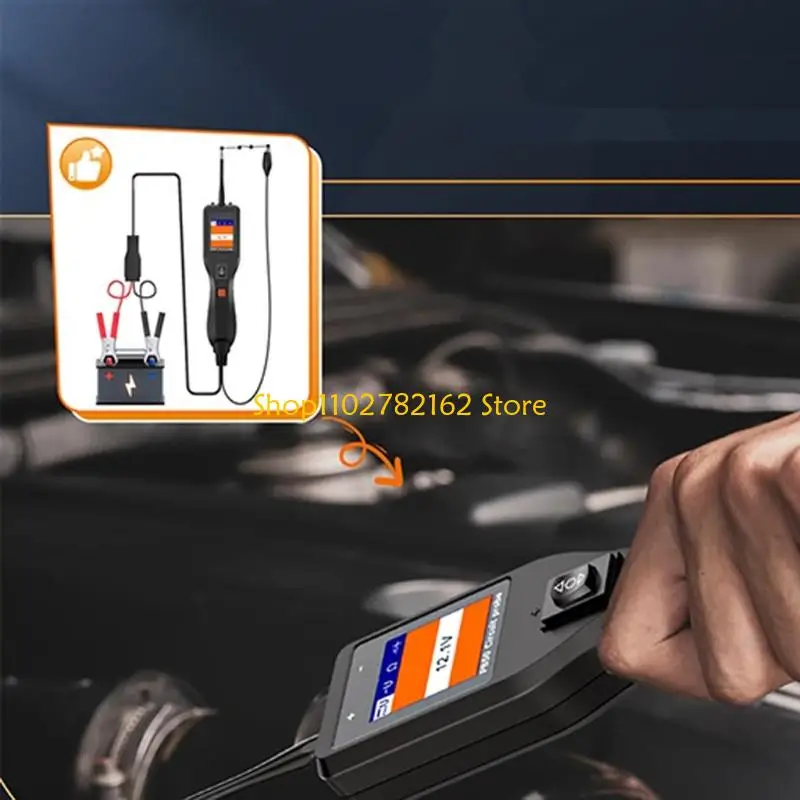 

547B Car Battery Health Monitor Voltages Capacity Internal Resistance Diagnostic Tool