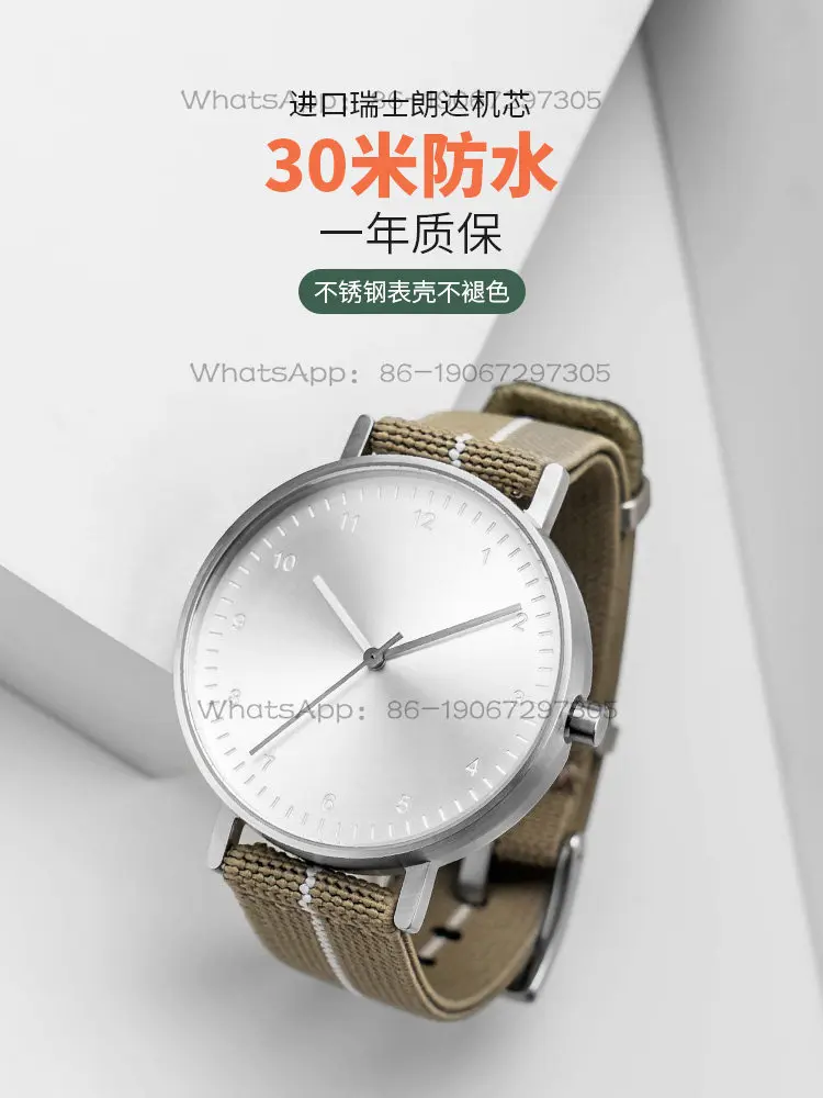 BIJOUONE Milan B60 elastic band retro fashion trend silent men's and women's waterproof stainless steel watch view 3