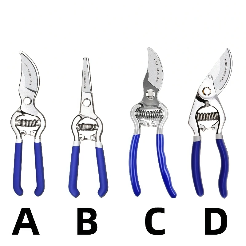 Professional Horticultural Pruning Shears Manual Effort-Saving Plant Flower Branch Fruit Tree, Lawn Trimming Tool Sharp Scissors