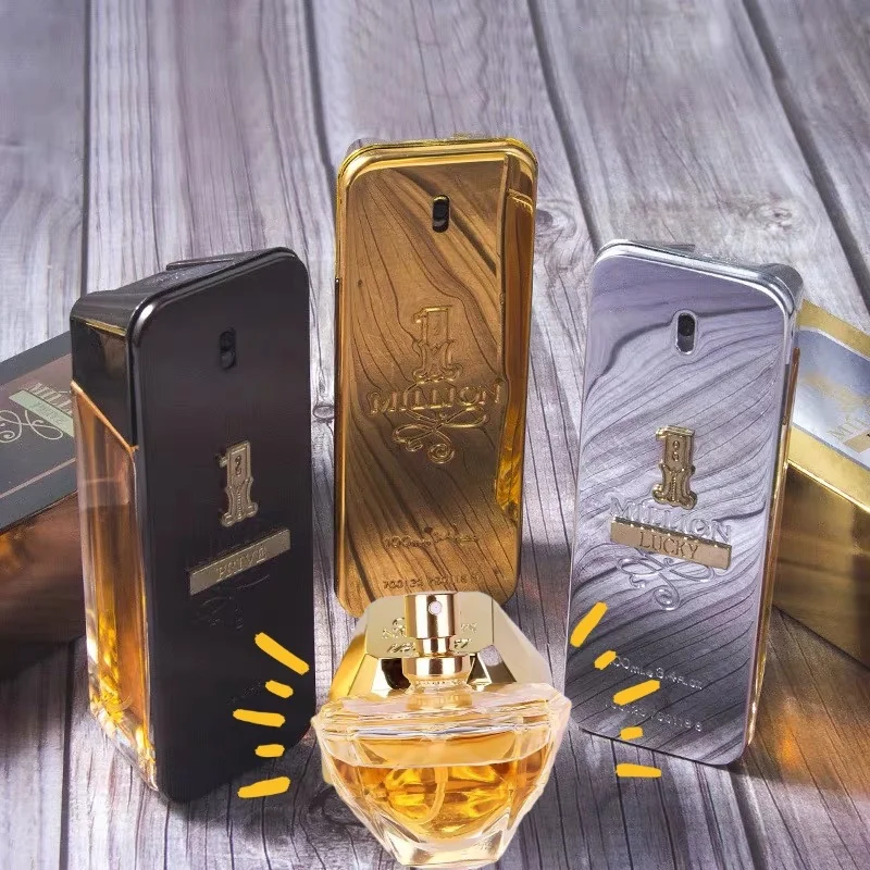 100ml Million Gold Perfume Fragrance Pheromone Spray Masculine Men Long-lasting Body Spray Cologne Daily Dating Light Parfume