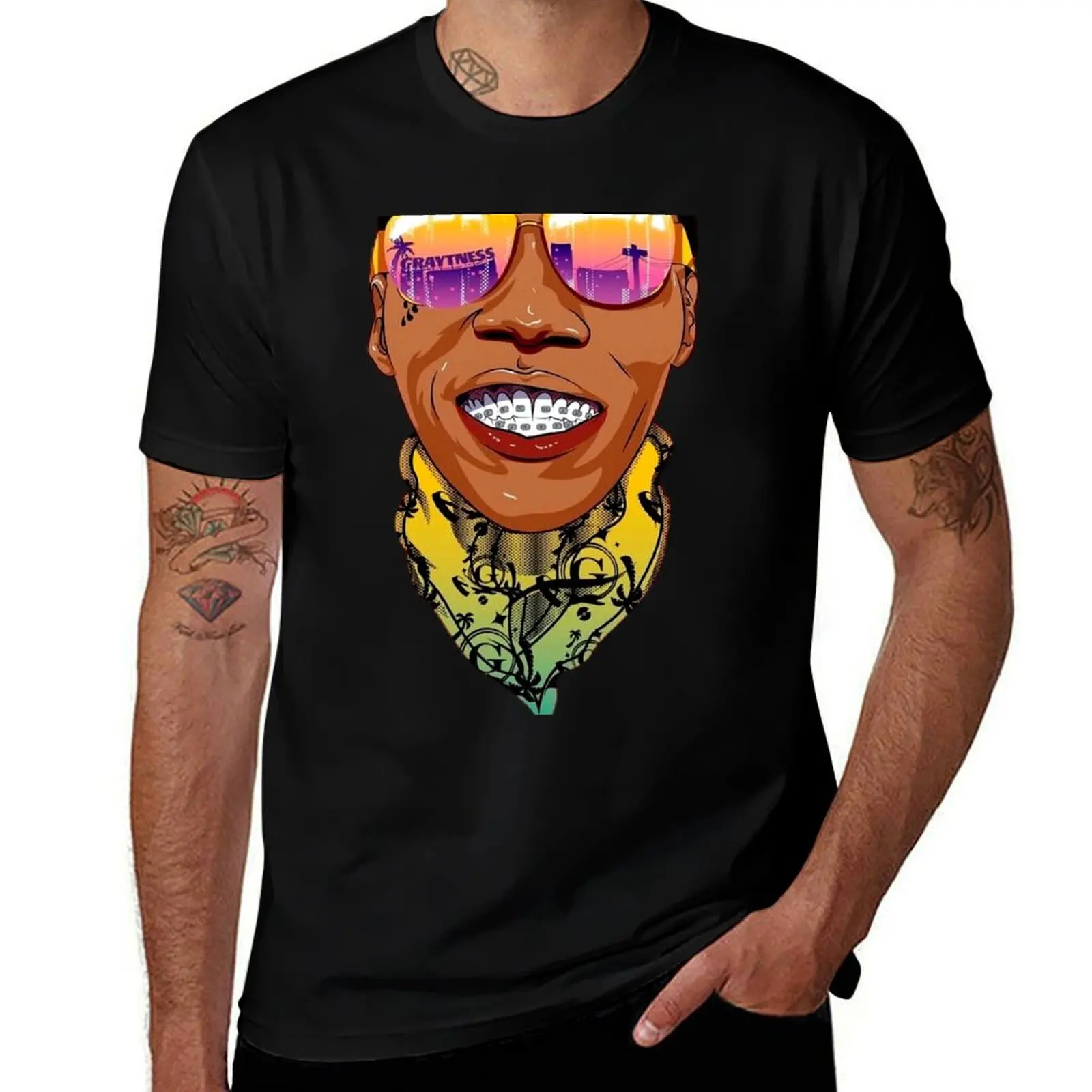 

A DI TEECHA AKA VYBZ KARTEL AKA WORLD BOSS T-Shirt Louboutins baggy shirts man t shirt mens white t shirts