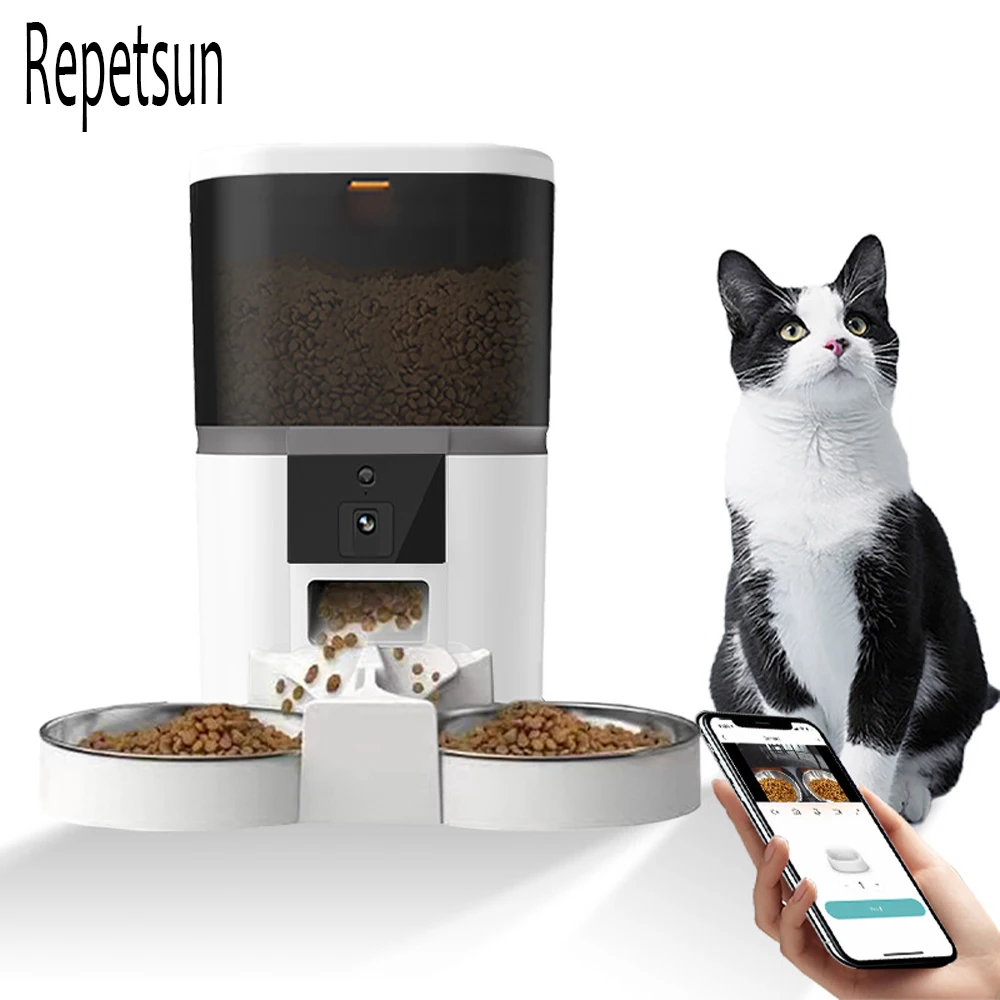 Smart 4L Automatic Pet Feeder with Camera and Remote Control