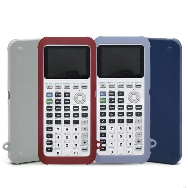 

Soft Silicone Protective Cover for TI-84 Calculator Full Body Protections Easy Clean Design K1KF