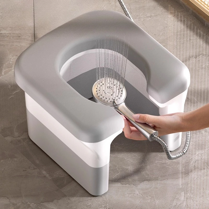 

Bathroom special bath stool butt washing non slip anti drop squatting toilet toilet shower chair Bench Plastic Bathroom chairs