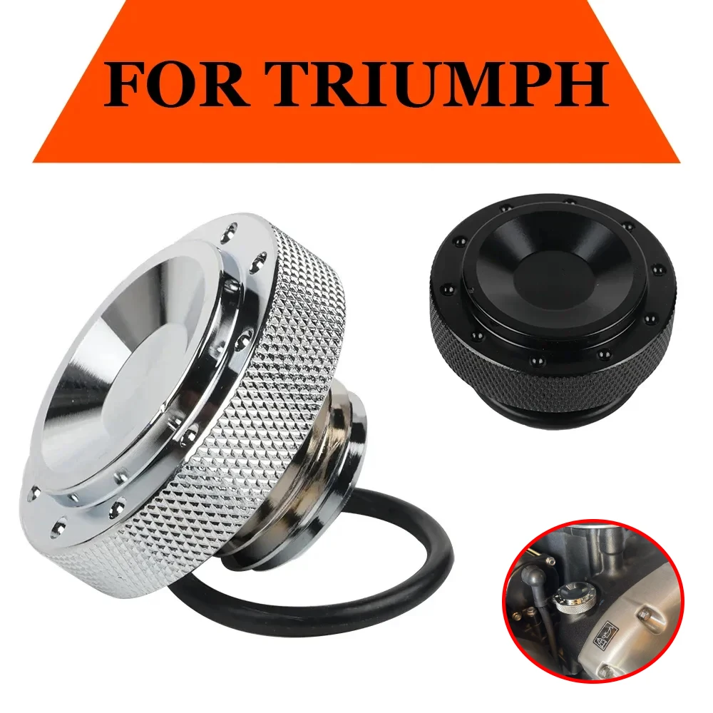 Do Triumph BONNEVILLE T100 T120 BOBBER BLACK STREET TWIN CUP SCRAMBLER 1200 XC XE Akcesoria Korek wlewu oleju silnikowego Pokrywa korka