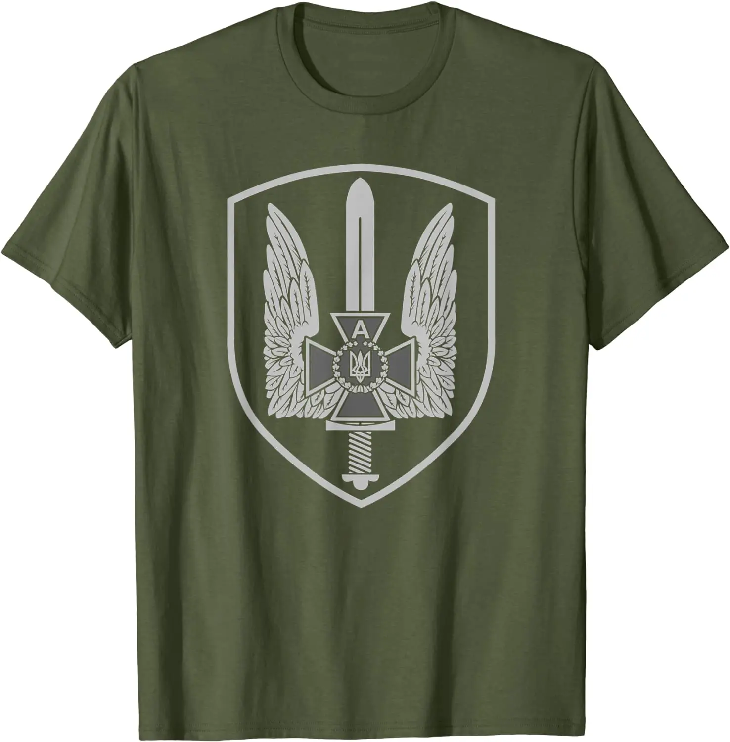 Ukraine Special Forces Alpha Group Spetsnaz SBU Men T-shirt Short Casual 100% Cotton Shirts Size S-3XL