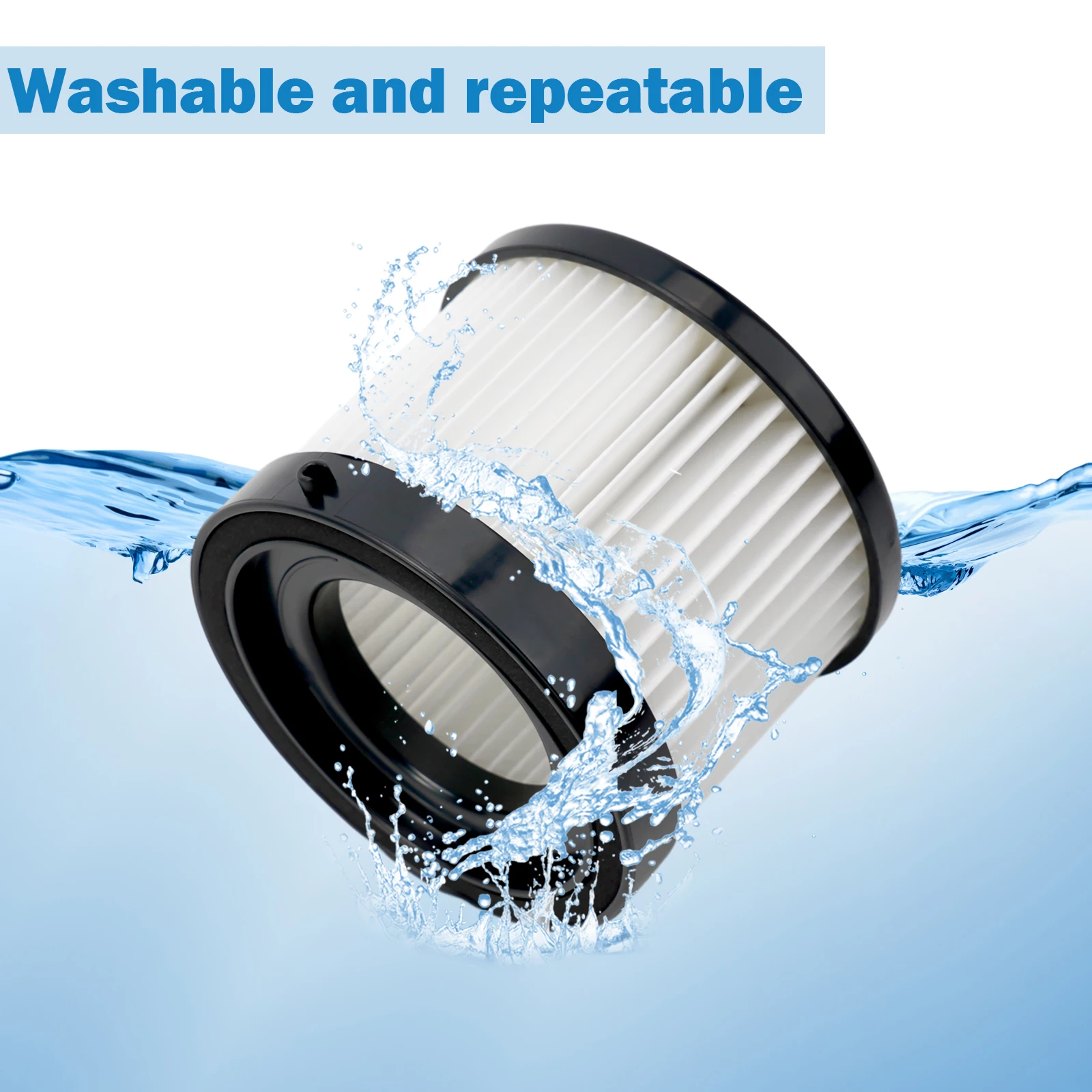 2X Filter Set For 49-90-0160 Casa Replacement Filter For 0882-20 Compact Vacuum Cleaner Household Cleaning Tools