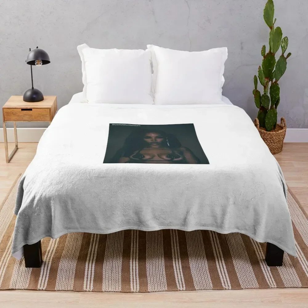 tinashe Throw Blanket Shaggy Furry Soft Blanket for Bedroom Living Room