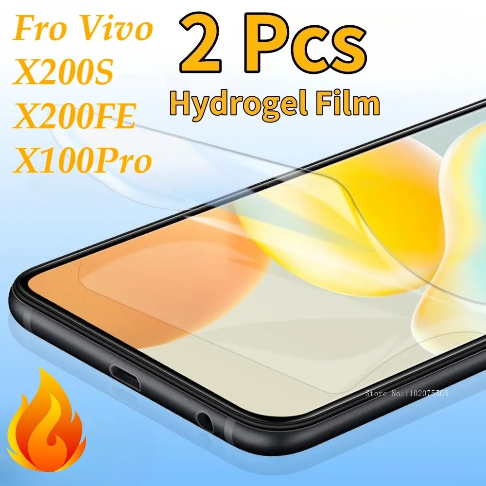 

2pack HD Full Coverage TPU Hydrogel Film for Vivo X200 Pro X100 Pro X200s X100s X200FE X200Ultra X90ProPlus Soft Protectors Film