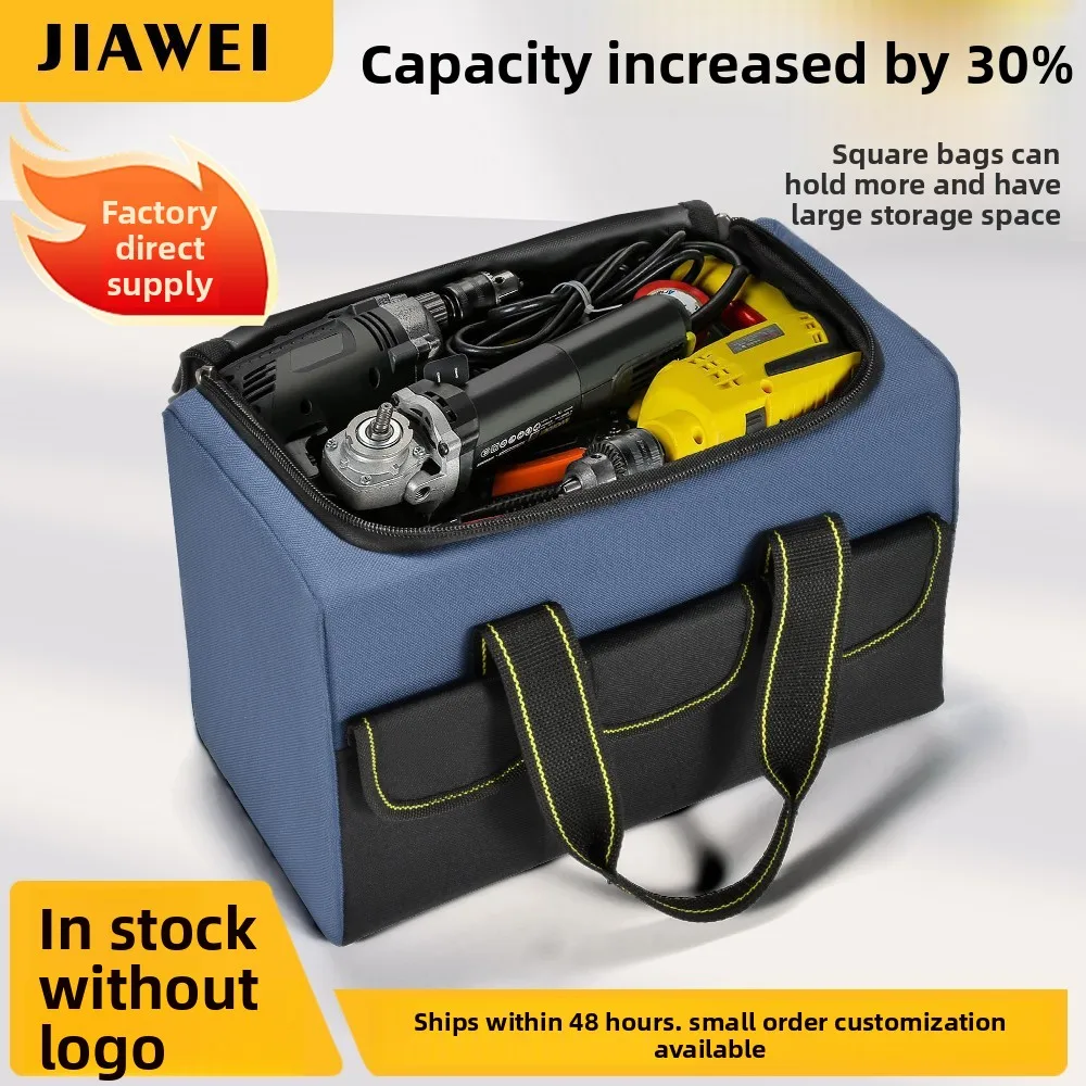 Multi functional portable electrical and woodworking hardware tool kit, thick and wear-resistant, large maintenance and storage
