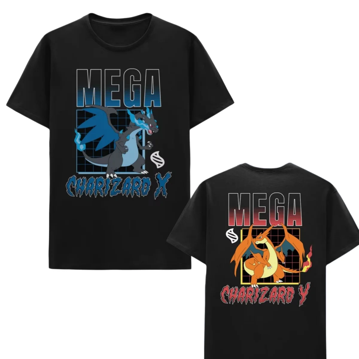 

Хлопковая футболка с принтом аниме Pokémon MEGA Charizard, летняя мужская и женская одежда в стиле Харадзюку, модная уличная футболка, подарки для фанатов