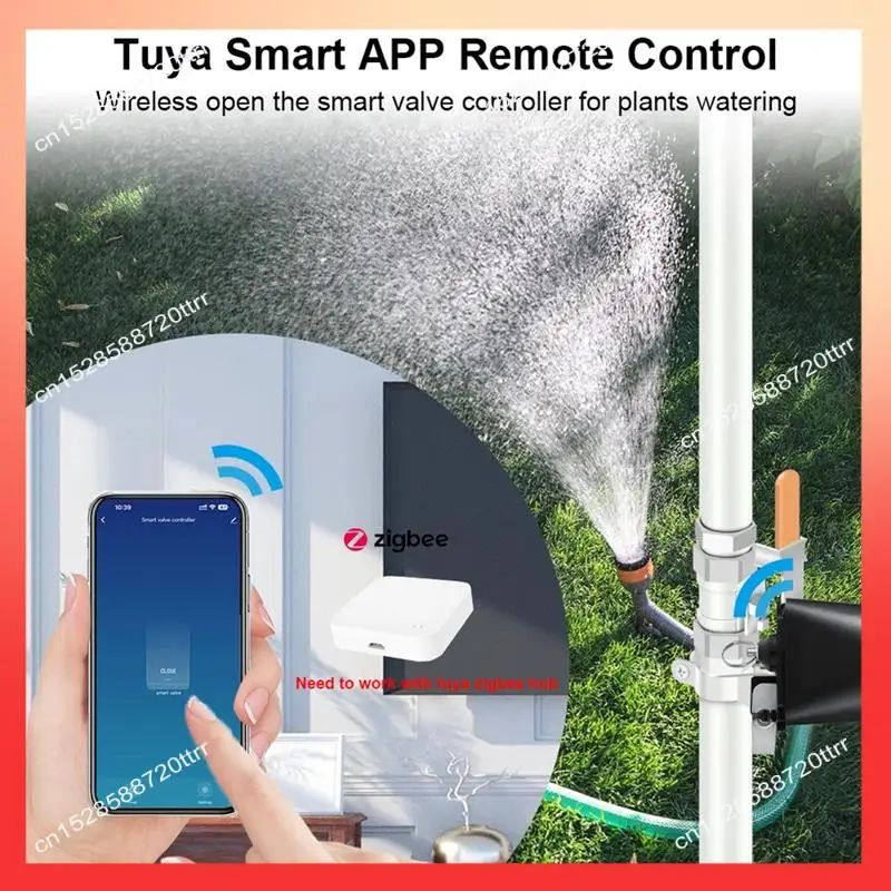 

ABNR Tuya Zigbee умный контроллер клапана манипулятора для воды, газа, автоматическое отключение, выключение, поддержка Alexa Home Smartlife