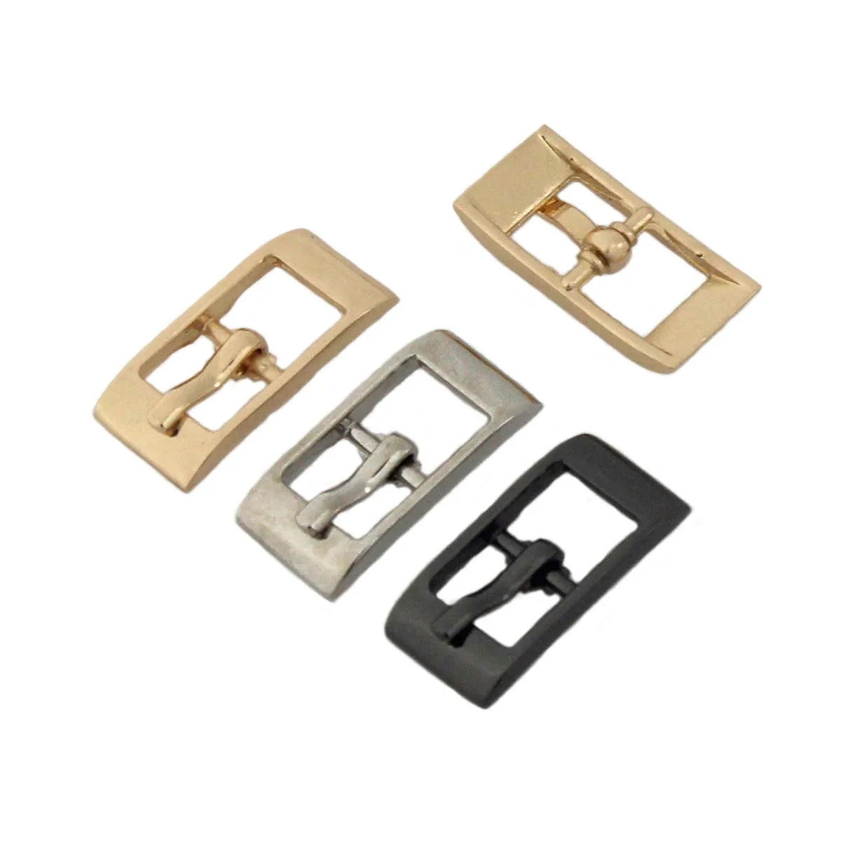 1pcs Metal Rectangle Adjustable Buckle Fashion Clasp for Leather Craft Bag Strap Belt Handle Shoulder Garments Shoes Accessories