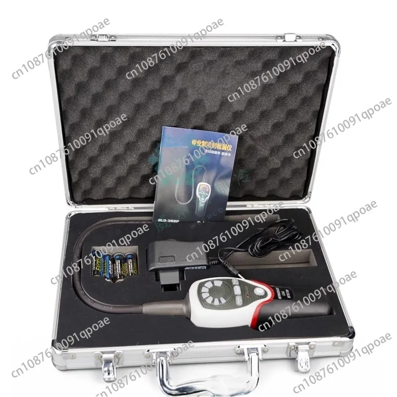 Detector de fugas halógenas de refrigerante, medidor RLD-382P, sistema de refrigeración, Detector de fugas R410A R134A R407C R404A R22