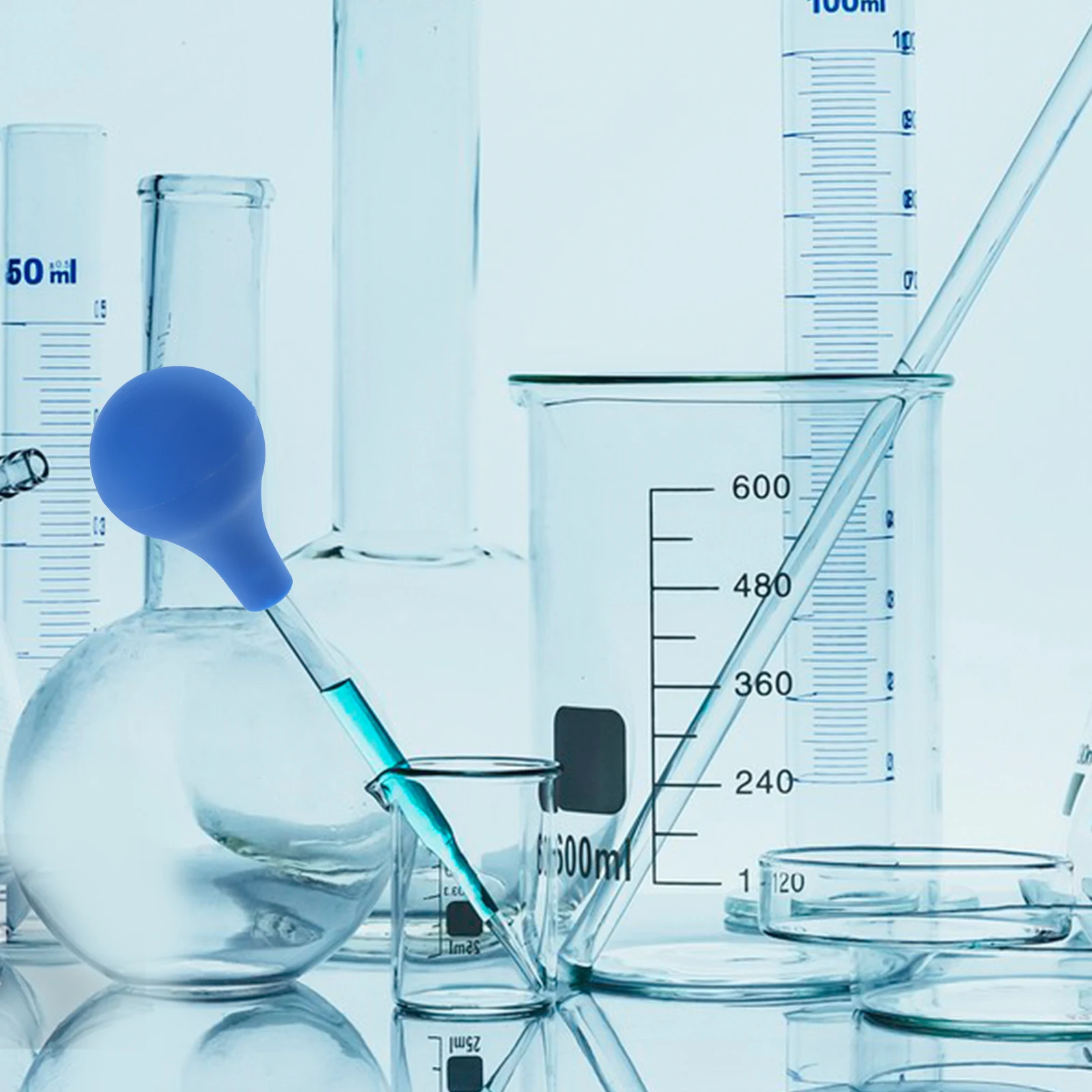 

Pipettes Drip Silicone Replacement Bulbs Graduated Dropper Cap Blue Suction Ball