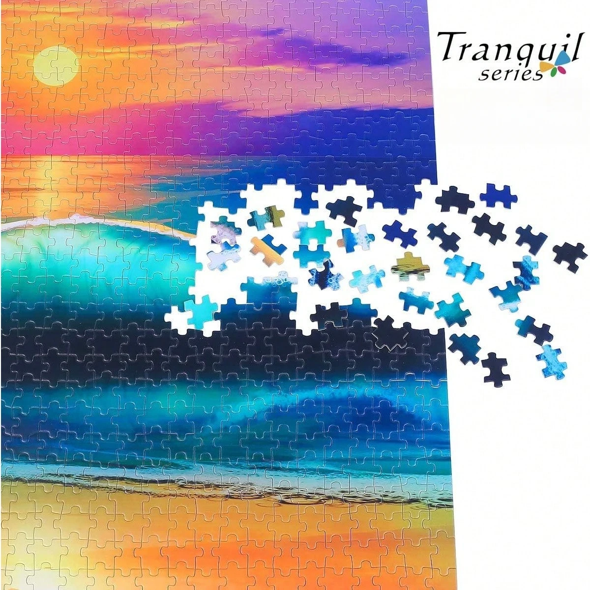 1000-delige puzzel Eiland Zonsondergang Houten puzzel Educatief speelgoed voor spellen voor volwassenen Verjaardagscadeau Leuke uitdagingen Activiteit