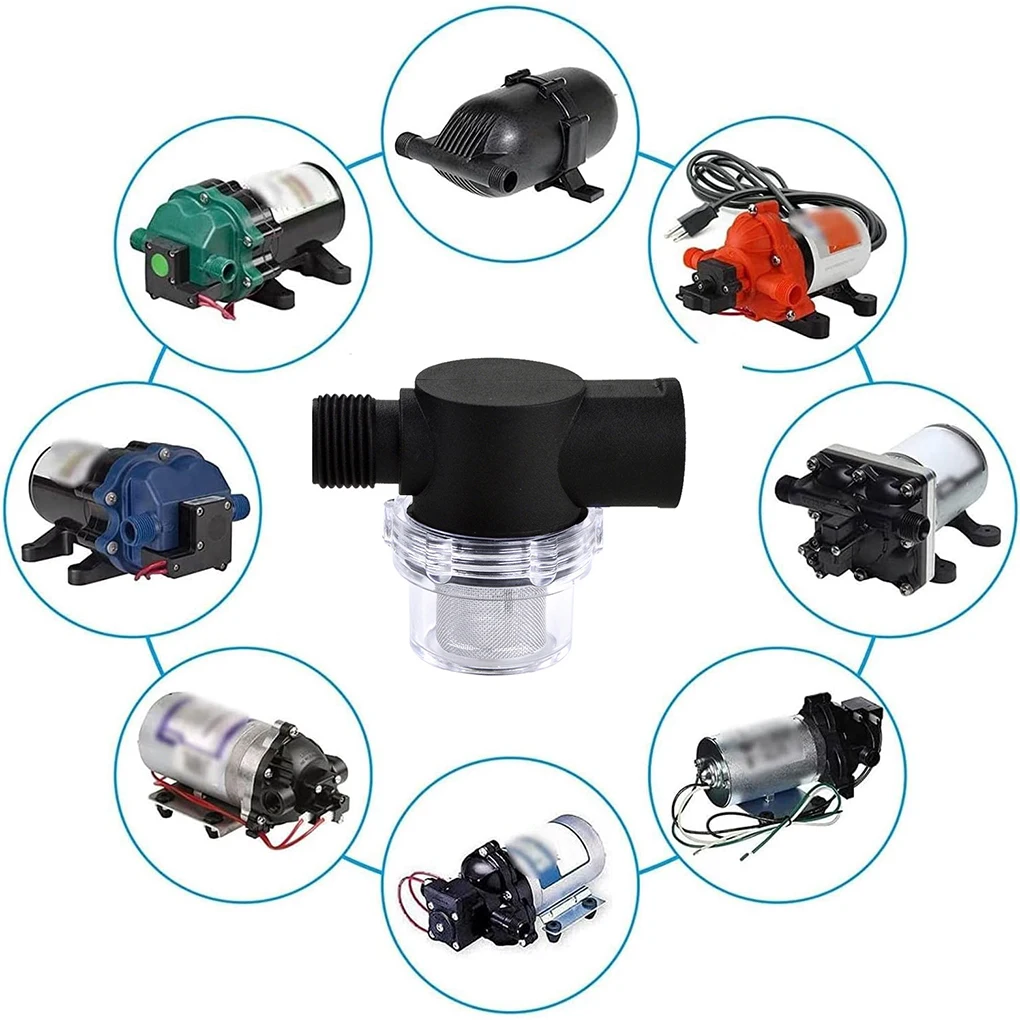 Auto RV Twist-On Waterpomp Zeef Watertank Scrubber Mos Zandfilter Luchtreiniger Waterpomp Zeef Filter RV Ervaring