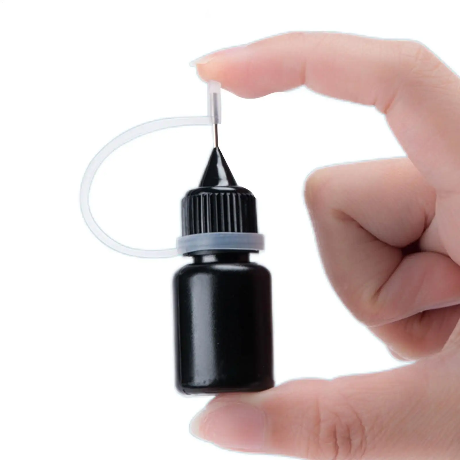 2pc 5ml Stamp Black Ink Oil Refills Multifunctional Practical Stamp Roller AccessoriesWaterproof Privacy Protective Supplies