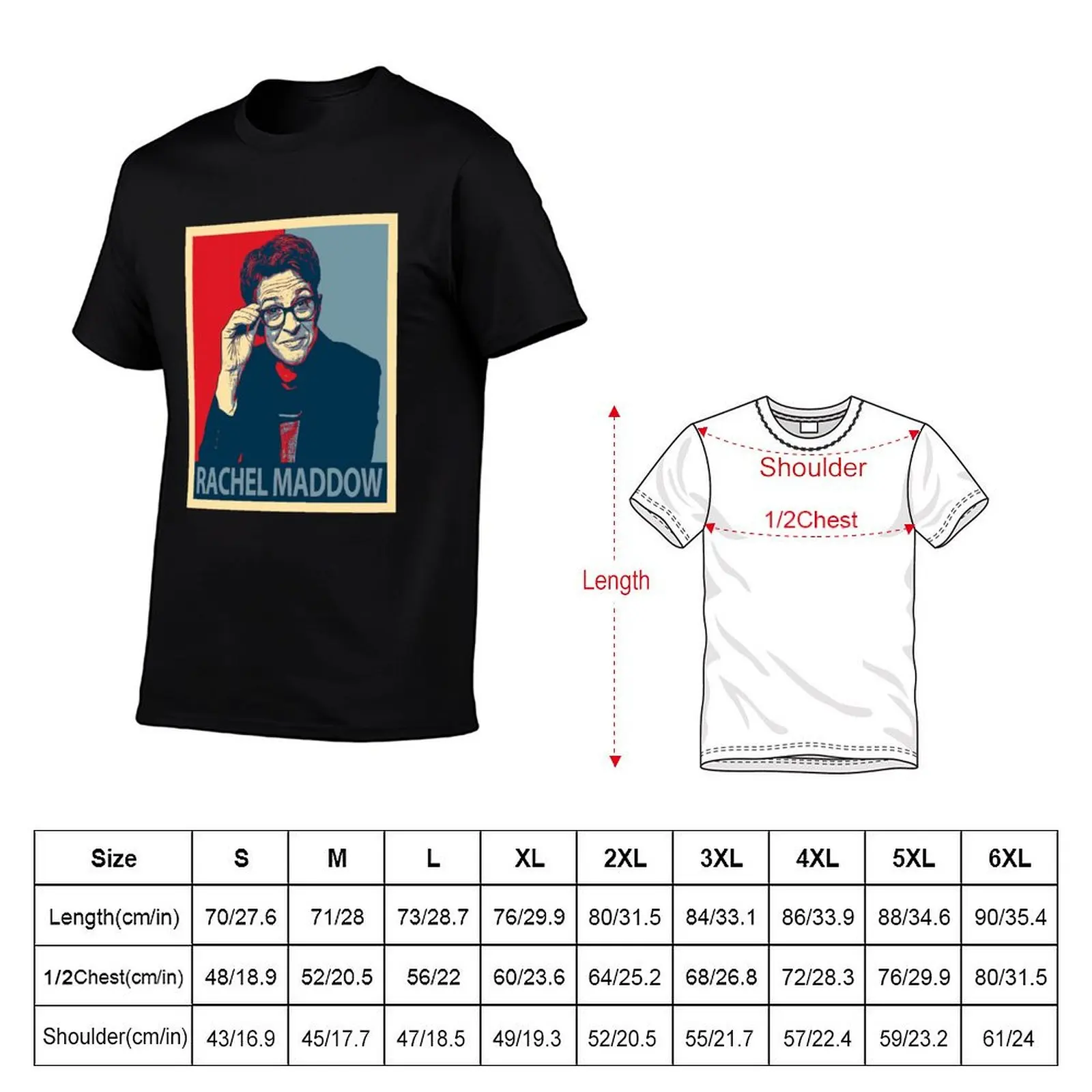 Rachel Maddow T-Shirt anime blacks mens big and tall t shirts