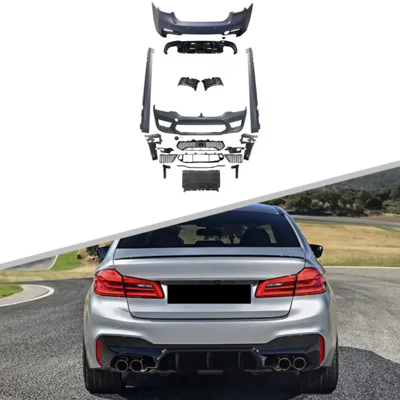 

Dream Garage For 2018-2020 Body Kit For G30 Upgrade To New G30 LCI M5 Style Include Car Bumper Side Skirt With Grill For 202