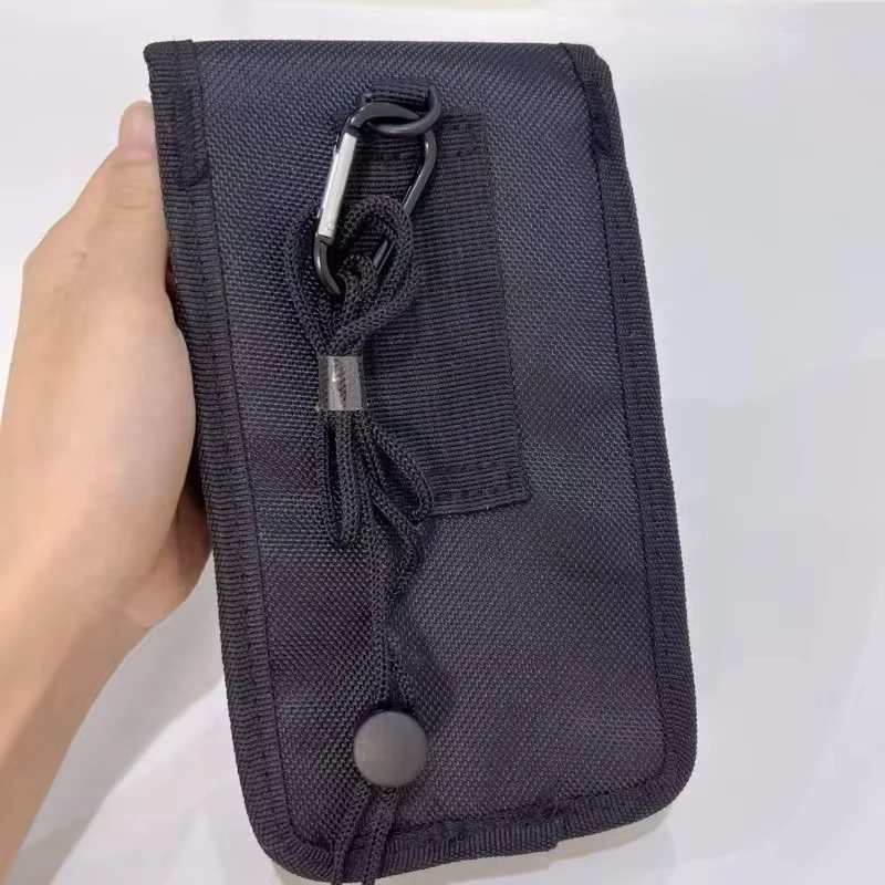6.3 Inch Multi-Functional Mobile Phone Bag Oxford Fabric Pocket Cell Phone Belt Pouch Case Men's Outdoor Bag view 3
