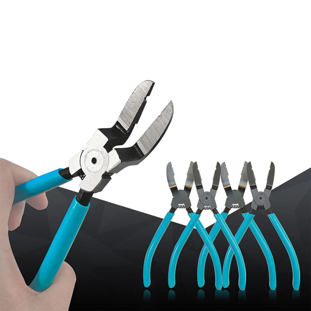 كماشة إزالة الباب مقاس 6.5 بوصة باللون الفضي والأزرق بتصميم زنبركي أداة توفير العمالة للمشبك والتعديل #4