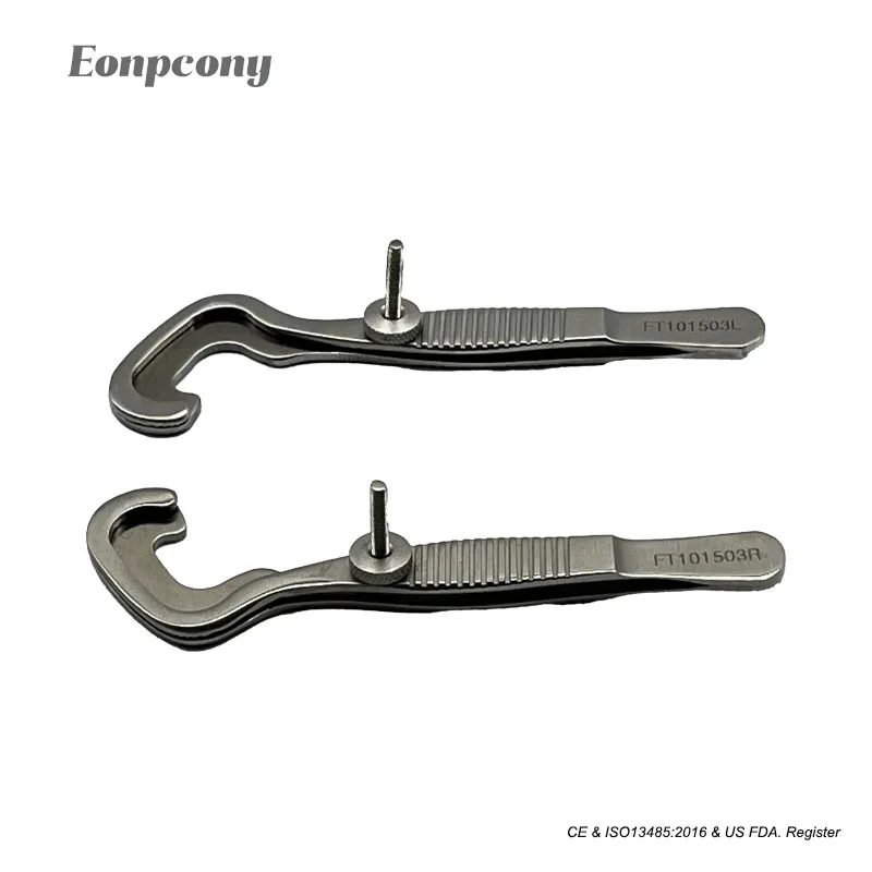 Entroplum Forceps 13x10mm Square Tips Trachoma Forceps Ophthalmic Surgical Instruments