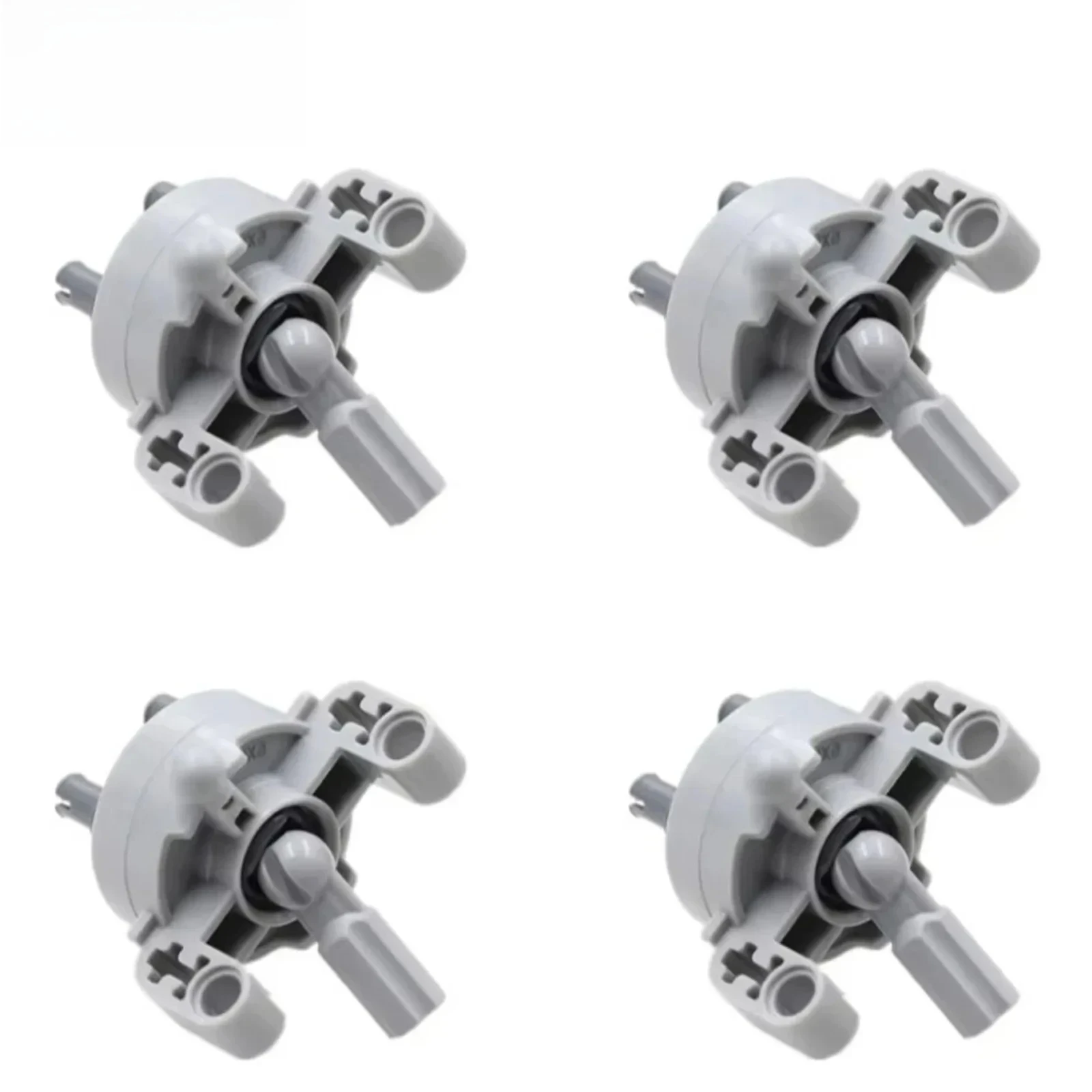 Juego de 4 piezas técnicas, cubo de rueda, junta esférica Cardan CV, eje impulsor de suspensión de dirección, conectores compatibles con Legoeds 46490 52731