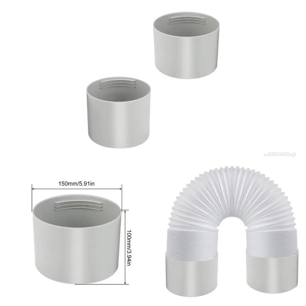 27RB Lecksicher tragbarer Klimaanlagen -Schlauchschnittstellenkuppler -Abgassadapter