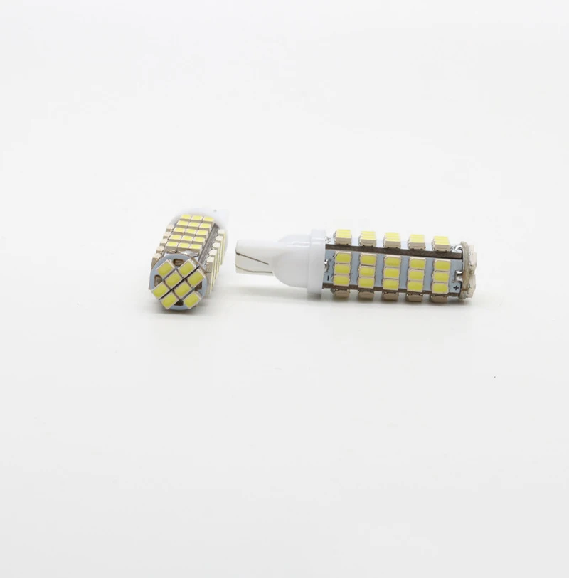 300pcs T10 Pure WhiteSide Wholesale W5W 168 1206 68 SMD 194  LED  Indicator Light Marker Bulbs DC 12V