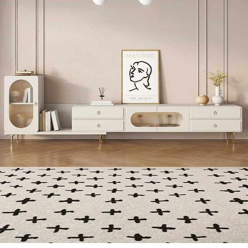 

Шкаф в кремовом стиле Подставки для телевизора Подставки для хранения в гостиной Подставки для телевизора Развлекательный центр Домашняя мебель Armoire Avec LLTS