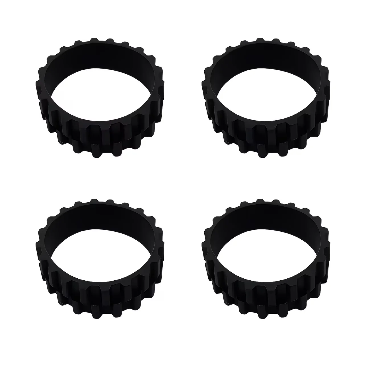 Rubber Wheel Leather Ring Suitable for Roborock S50 S55 S51 S6 S4 S5 Max S6 MaxV S6 Pure S7 Q7 G10 E4 E5 S7 G10 Q7 T8 Q5 Robot