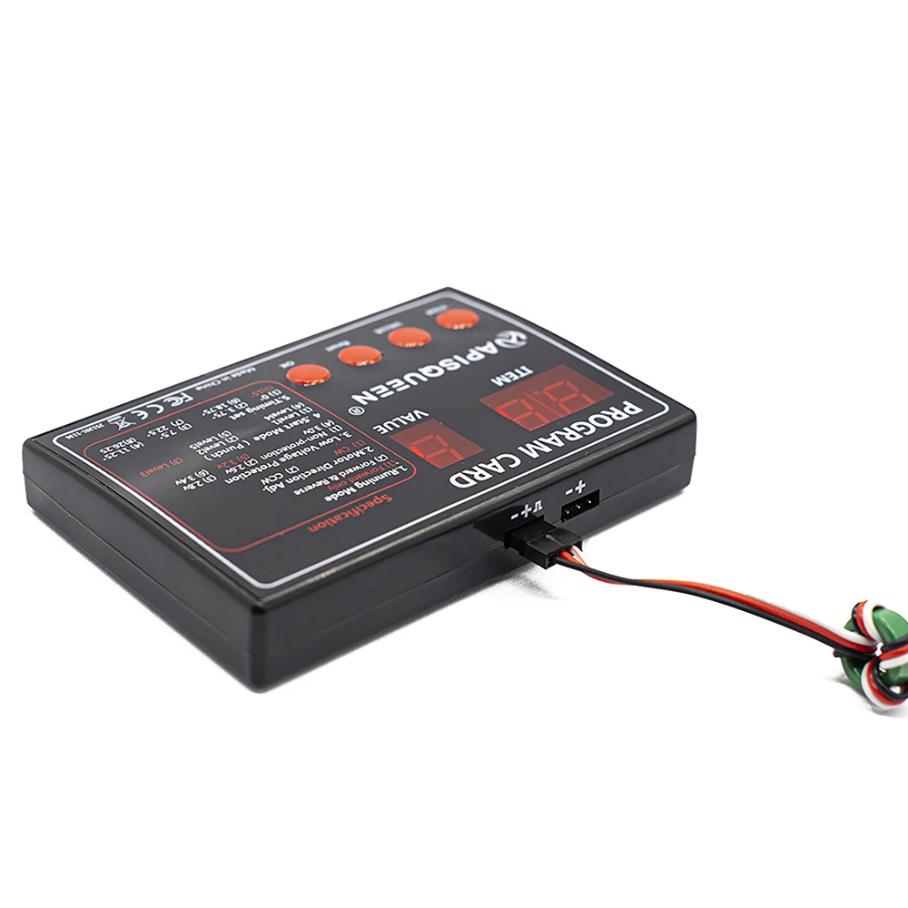 Programming Card ApisQueen O'Hara Series RC Boat ESC Parameter  (70A/90A/120A/150A Electronic Speed Controller)