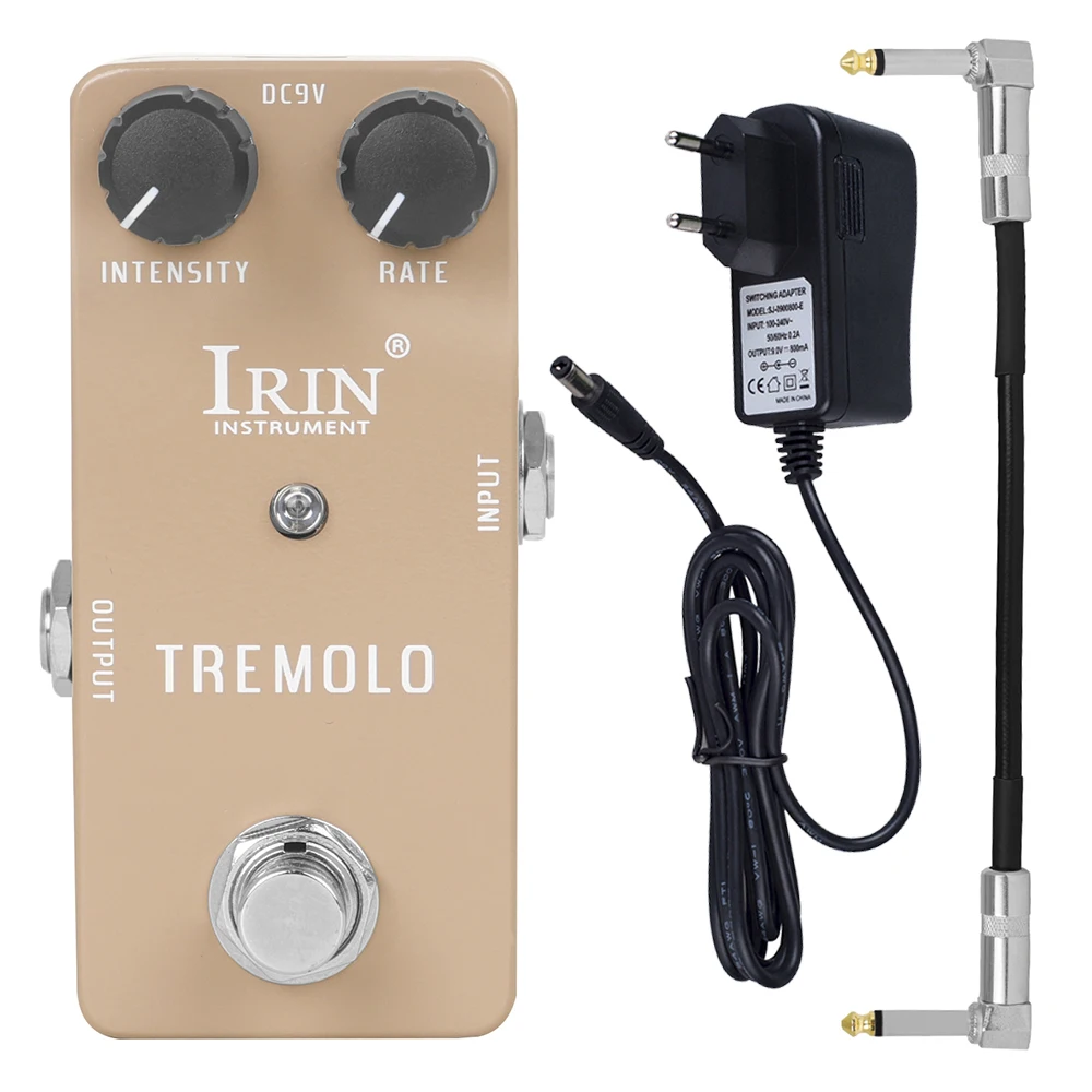 

IRIN RS-09 Electric Guitar Effect Tremolo Effect Pedal True Bypass Mini Single Guitar Pedal Guitar Accessories & Parts