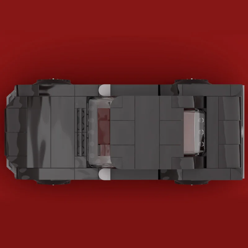 314 ELEMENTÓW Sportowy samochód Mustang Coupe MOC Personalizowany Modułowy Zestaw Klocków Edukacyjny Model z Klocków do Samodzielnego Montażu Prezent