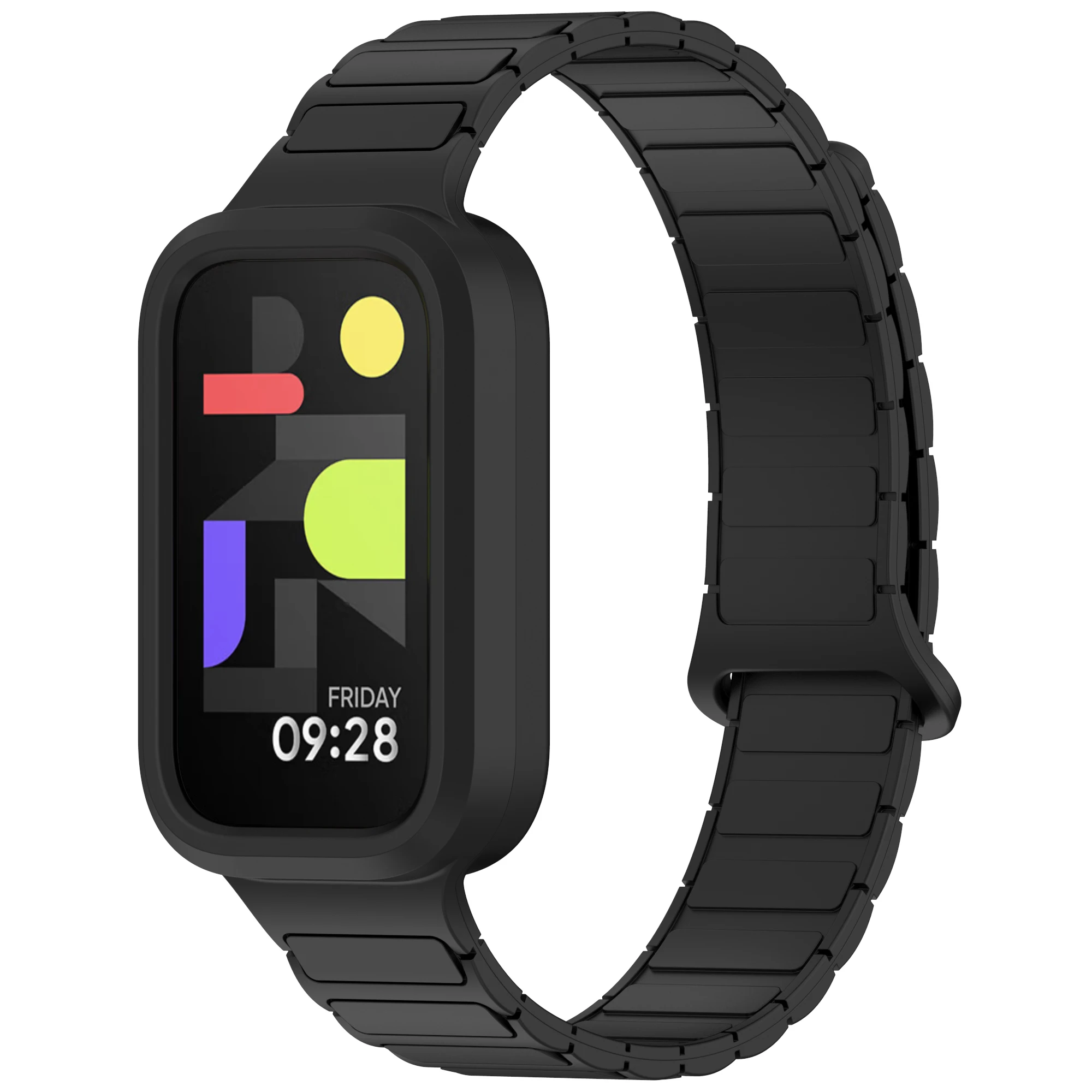 Magnetische Uhrenarmbänder für Xiaomi Smart Mi Band 9 Active Zubehör Sport Silikon Armband Pulseira Correa Redmi Band 3 Armband – Detail 3