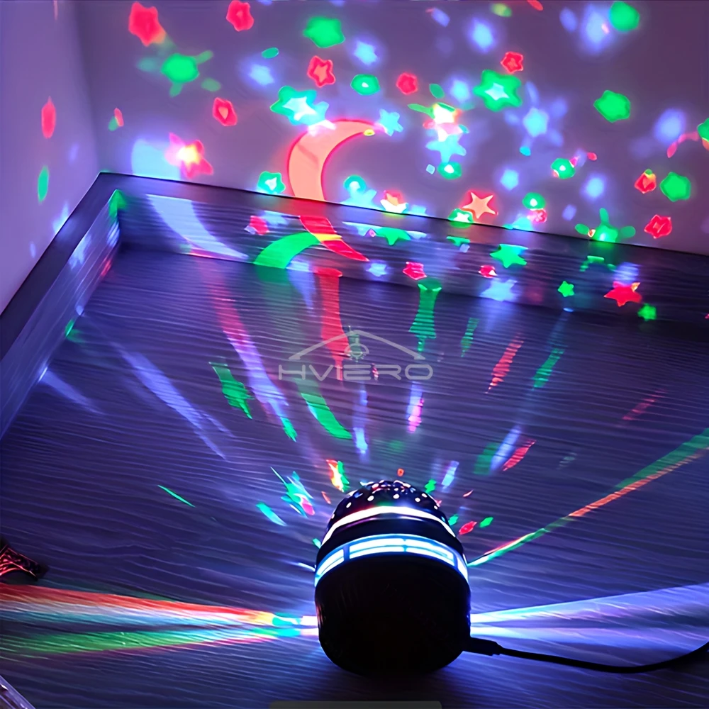 USB Table Lamps Galaxy Night Light Projector Gaming Room Home Theater Ceiling Wedding Decoration Halloween Rotates Automatically