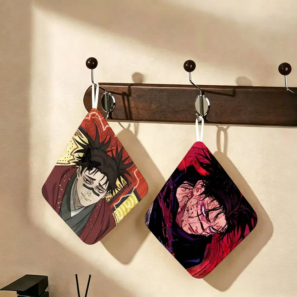 Choso J-Jujutsu K-Kaisen Anime Hanging Polyester Cotton Towel, Reusable Hand Wiping Cloth, Wear Resistant for Home Kitchen Sink