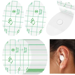 20pcs Waterproof Ear Stickers Disposable Ear Covers for Swimming Shower Salon Hairdressing Dye Shield Protection Shower Cap Tool